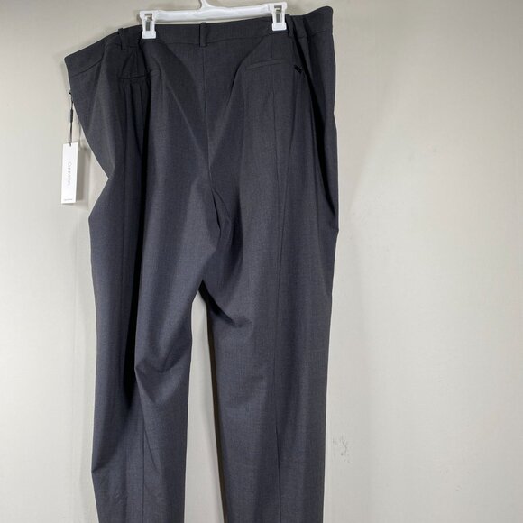 Calvin Klein Dress Pants Women's 24W High Rise Gray Office Business NWT - Picture 2 of 15